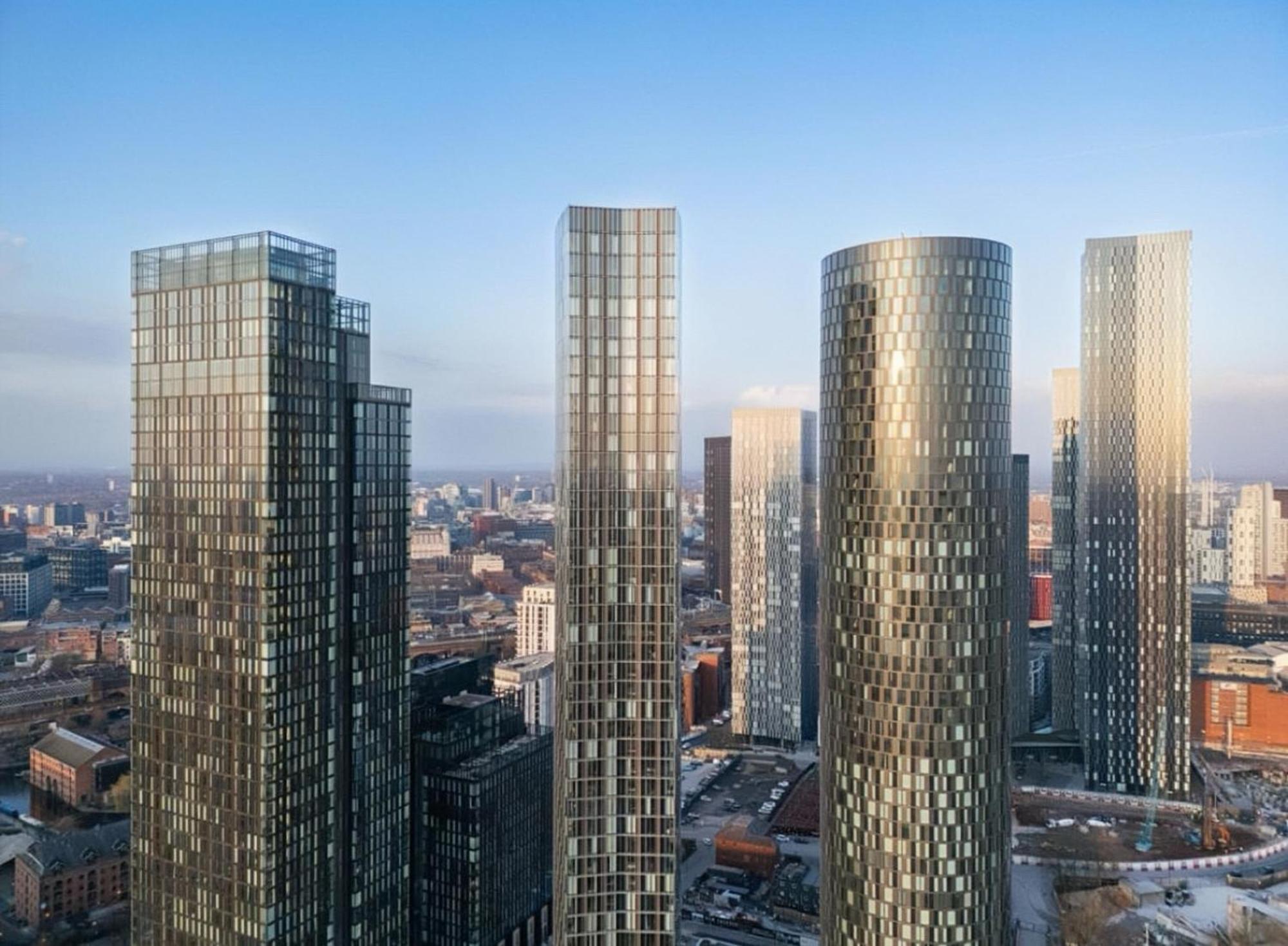 Luxury 2 Bed Penthouse With Stunning Views In Manchester City Centre المظهر الخارجي الصورة